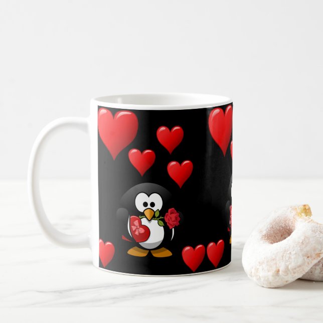 Valentine's Day Mug Mugs (With Donut)