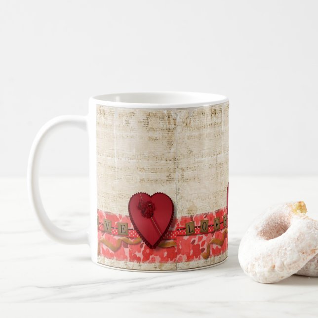 Valentine's Day Mugs (With Donut)