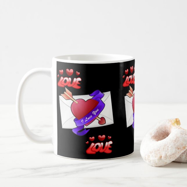 Valentine's Day Mugs (With Donut)