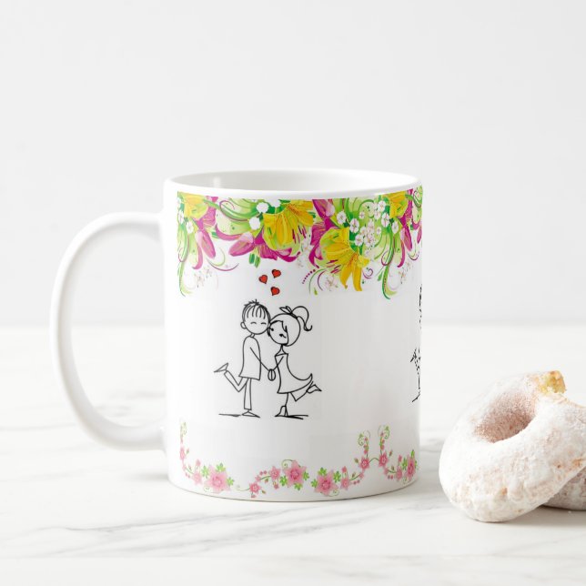 Valentine's Day Mugs (With Donut)