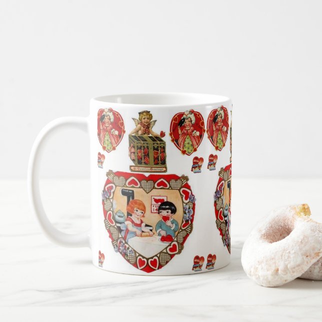 Valentine's Day Mugs (With Donut)