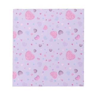 Valentine's day notepad full of hearts and love