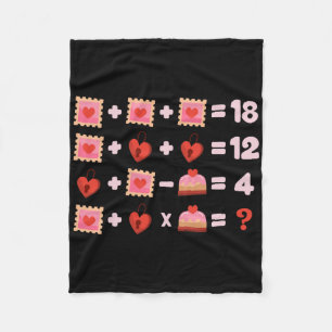 Valentines Day Order Of Operations Valentines Math Fleece Blanket