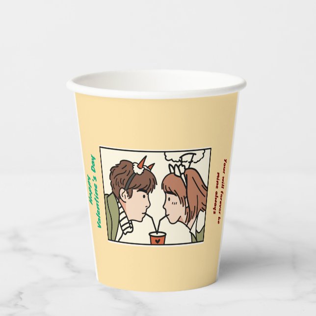 Valentine's Day Paper Cups (Front)