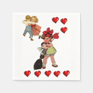 Valentine's Day Paper Napkins