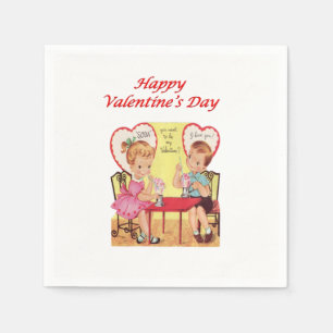 Valentine's Day Paper Napkins