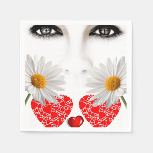 Valentine's Day Paper Napkins