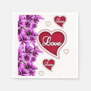 Valentine's Day Paper Napkins