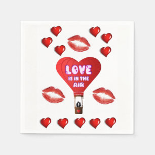 Valentine's Day Paper Napkins