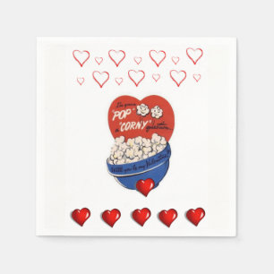 Valentine's Day Paper Napkins