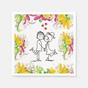 Valentine's Day Paper Napkins