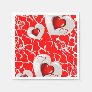 Valentine's Day Paper Napkins