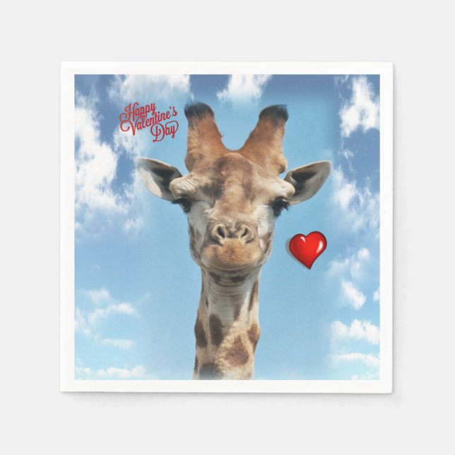 Valentine's Day Paper Napkins (Front)