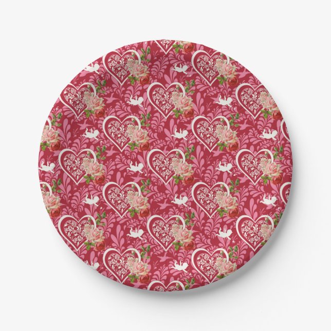 Valentine's Day    Paper Plate (Front)