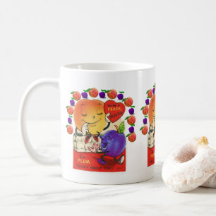 Valentine's Day Peaches Plums Mugs