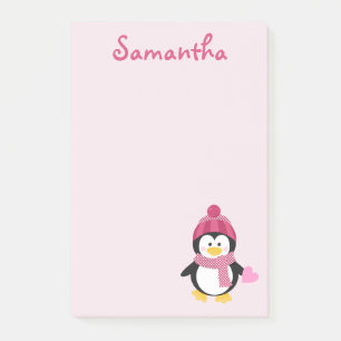 Valentine's Day Penguin  Post-it Notes