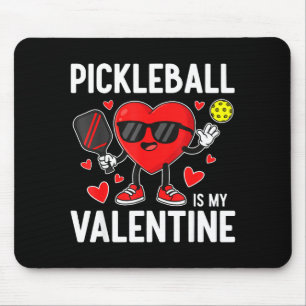 Valentines day pickleball is valentines womens lov mouse pad