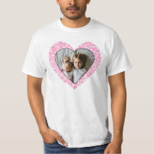 Valentine's Day Pink heart with photo