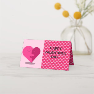 Valentines day  place card