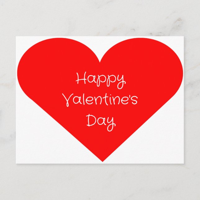 Valentine's Day Postcard (Front)