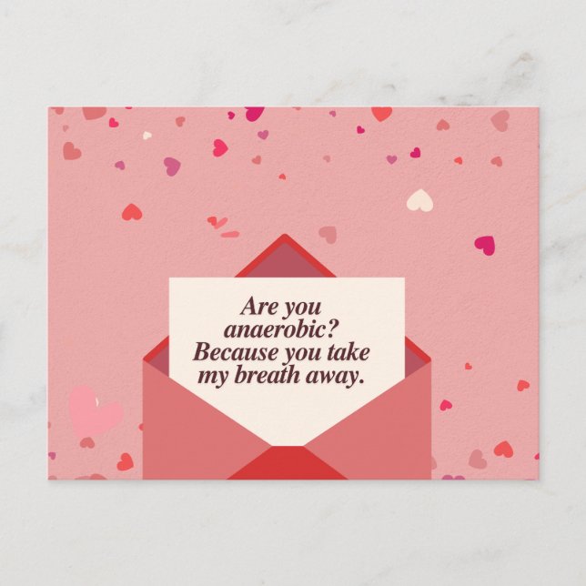 Valentine's Day Postcard - Pharmacology Theme 1 (Front)