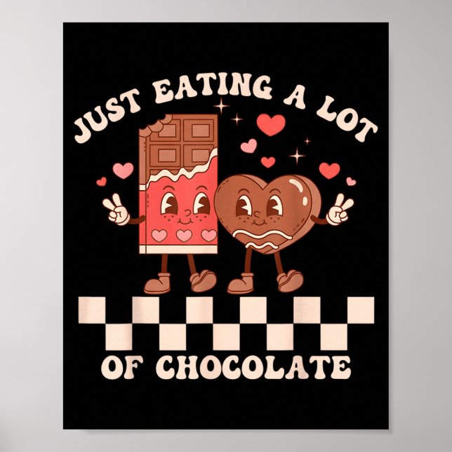 Valentines Day Pregnancy Announcement Matching Cou Poster (Front)