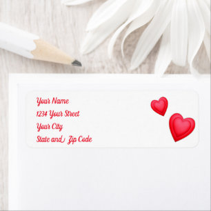 Valentine's Day Red Hearts
