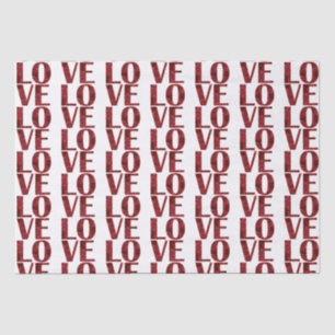 Valentines Day Red Roses Love Elegant Stylish Tissue Paper