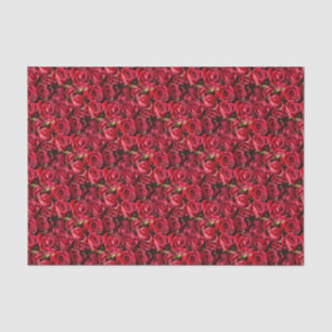 Valentine's Day Red Roses Tissue Paper