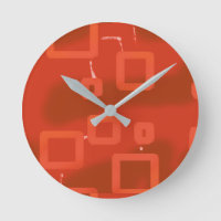 Valentine's Day Red Whimsical Geometric Abstract
