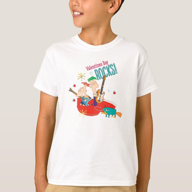 Valentines Day Rocks T-Shirt (Front)