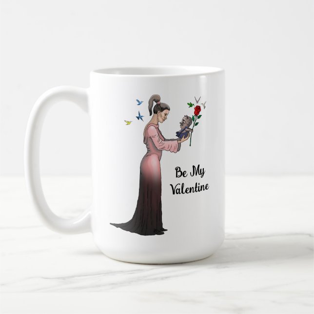 Valentine's Day Romance Coffee Mug (Left)