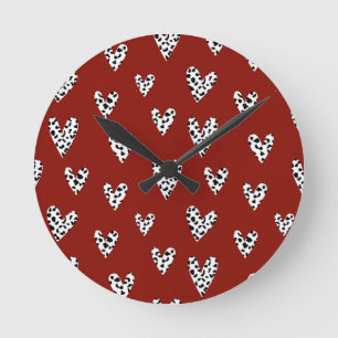 Valentines Day Round Clock