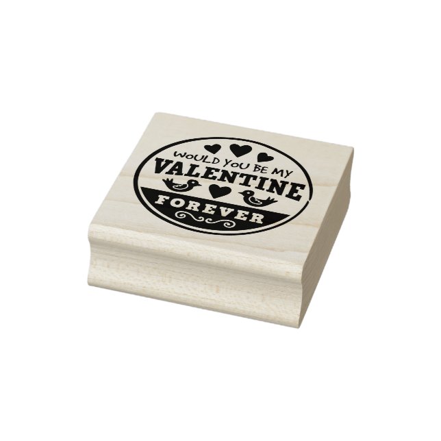 Valentine's Day Rubber Stamp (Stamp)