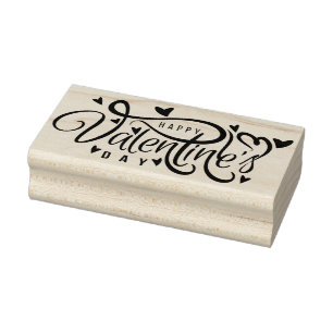 Valentines Day Rubber Stamp
