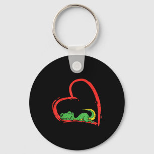 Valentines Day Shirt Funny Heart Trex Sleeng Dinos Keychain