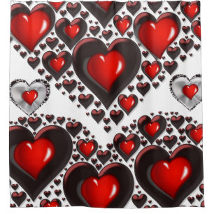 Valentine's Day Shower Curtain