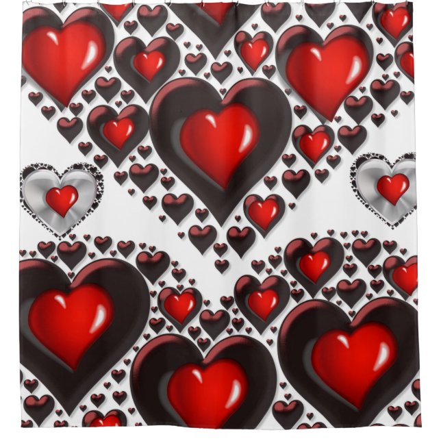 Valentine's Day Shower Curtain (Front)