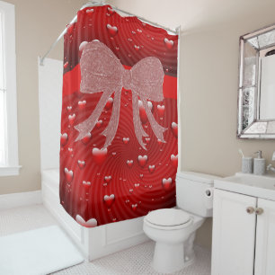 Valentine's Day Shower Curtain
