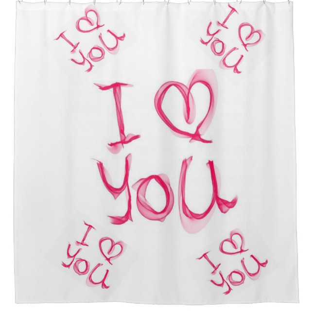 Valentine's Day Shower Curtain (Front)