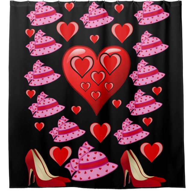 Valentine's Day Shower Curtain (Front)