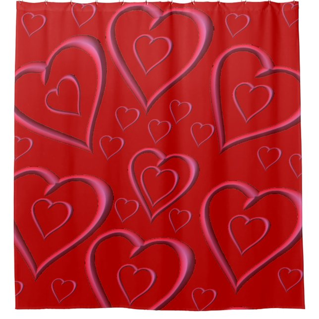 Valentine's Day Shower Curtain (Front)