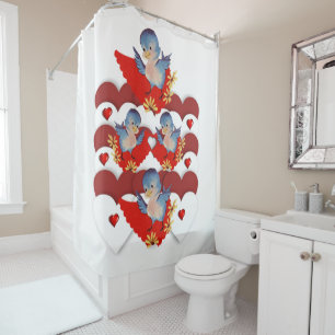 Valentine's Day Shower Curtain
