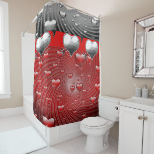 Valentine's Day Shower Curtain