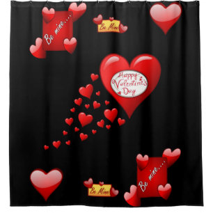 Valentine's Day Shower Curtain