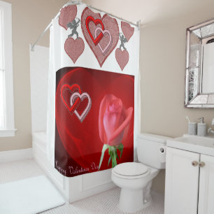 Valentine's Day Shower Curtain