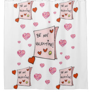Valentine's Day Shower Curtain