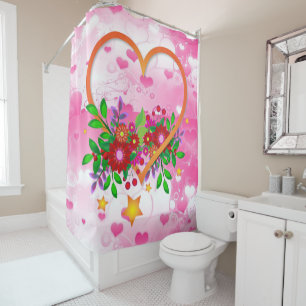 Valentine's Day Shower Curtain