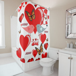 Valentine's Day Shower Curtain, Love