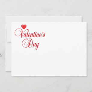 Valentine's Day sign Holiday Card